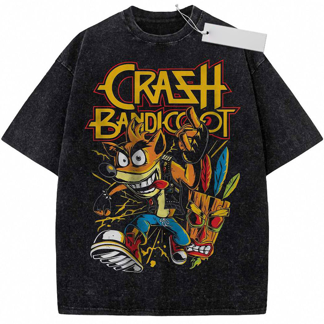Crash Bandicoot Shirt, Game Shirt, Vintage Tee 2