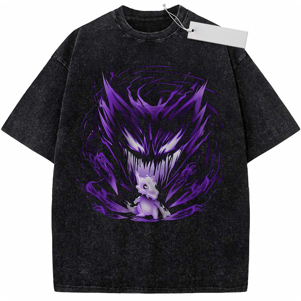 Cubone vs Haunter Shirt, Anime Shirt, Vintage Tee 3