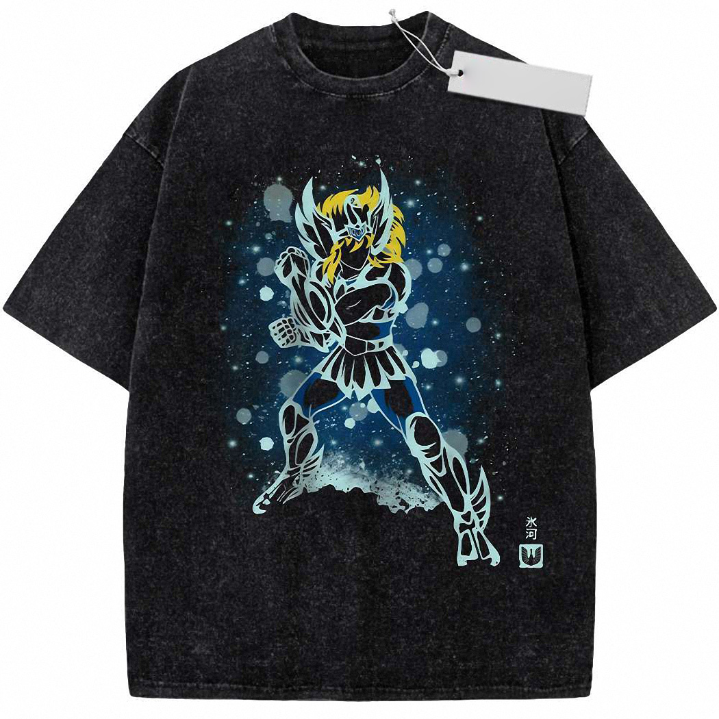 Cygnus Hyoga Shirt, Saint Seiya Shirt, Anime Shirt, Vintage T-Shirt 5