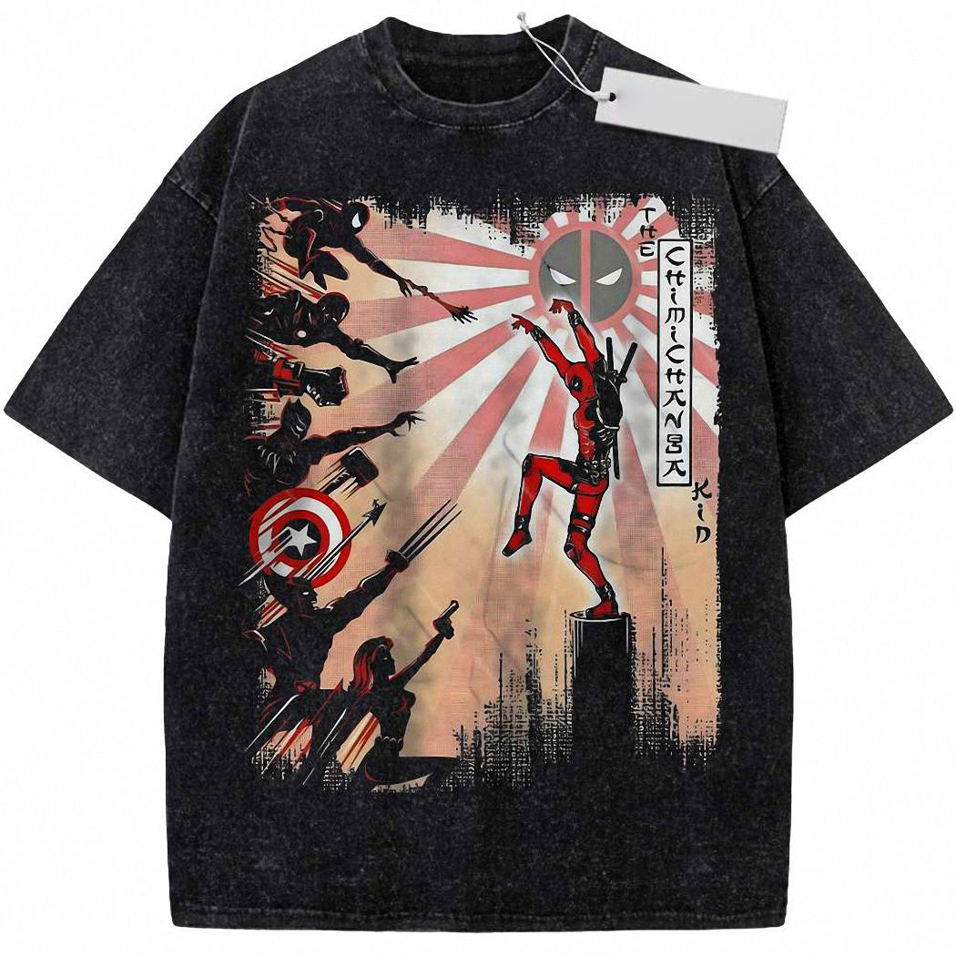 Deadpool Shirt, Marvel Comics Shirt, Vintage T-Shirt 8