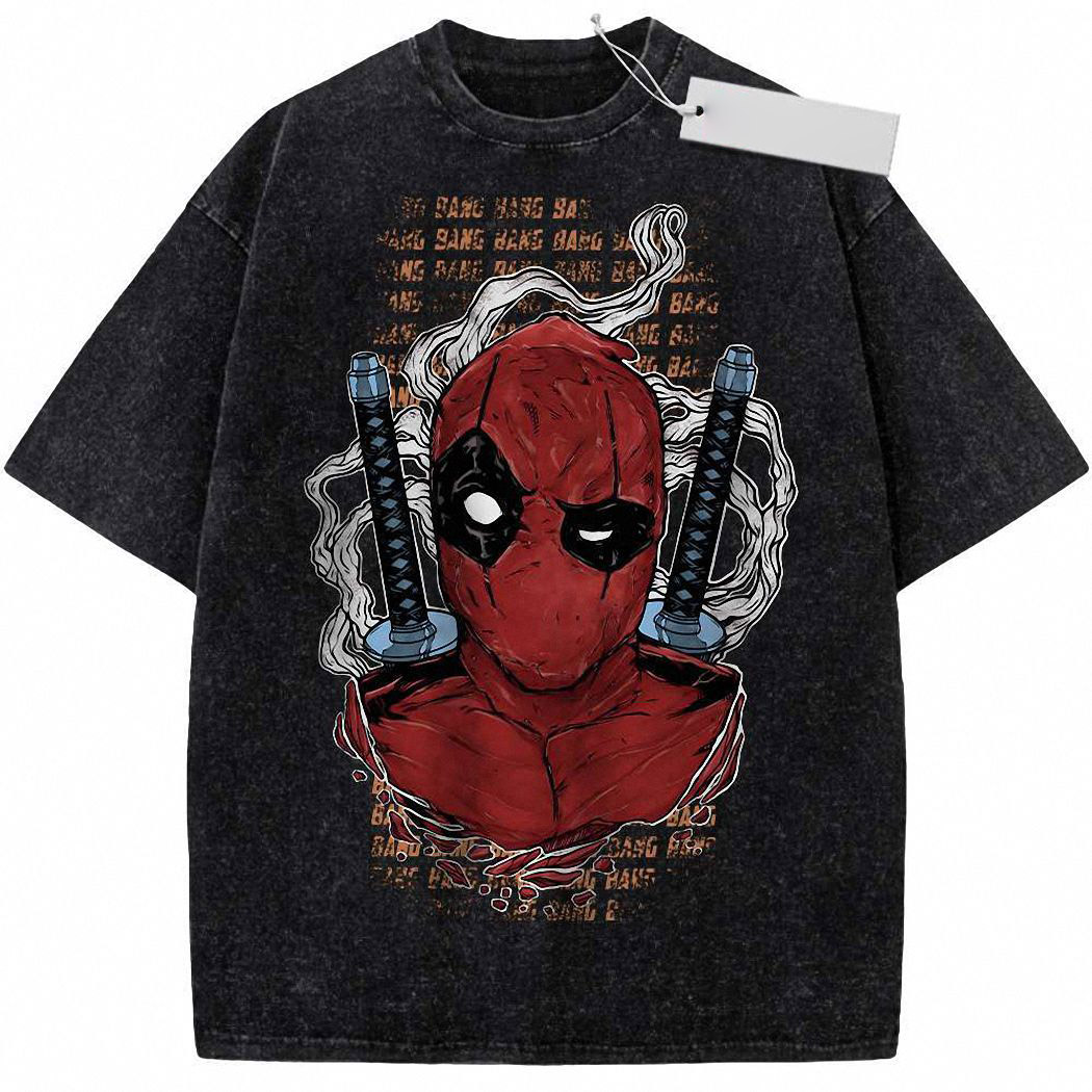 Deadpool Shirt, Marvel Comics Shirt, Vintage T-Shirt 4