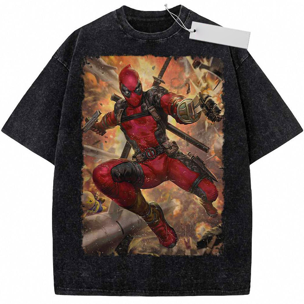 Deadpool Shirt, Marvel Comics Shirt, Vintage Tee 5