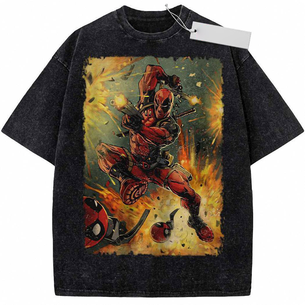 Deadpool Shirt, Marvel Comics Shirt, Vintage Tee 463