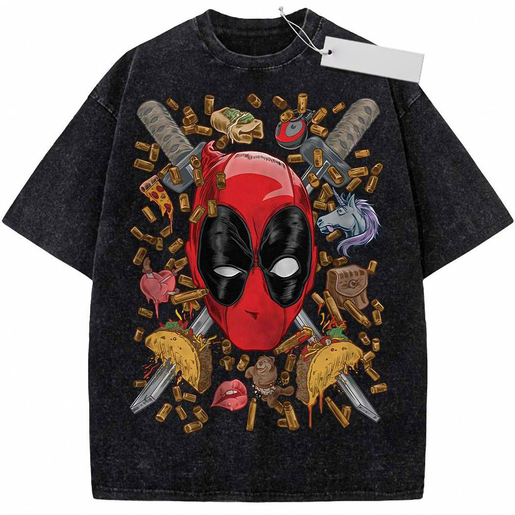 Deadpool Shirt, Marvel Comics Shirt, Vintage Tee 750