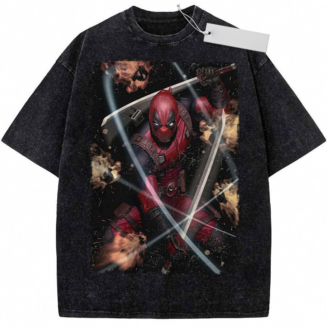 Deadpool Shirt, Marvel Comics Shirt, Vintage Tee 3