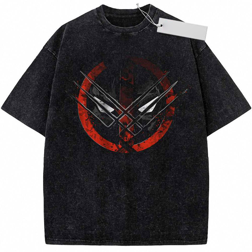 Deadpool vs Wolverine Shirt, Marvel Comics Shirt, Vintage T-Shirt 2