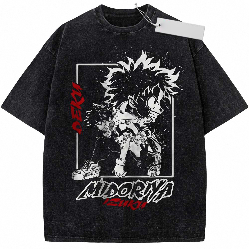 Deku Shirt, Izuki Midoriya Shirt, MHA Shirt, Anime Shirt, Vintage Tee 7