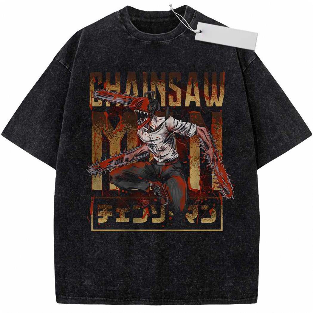 Denji - Chainsaw Devil Shirt, Chainsaw Man Shirt, Anime Shirt, Vintage T-Shirt 7