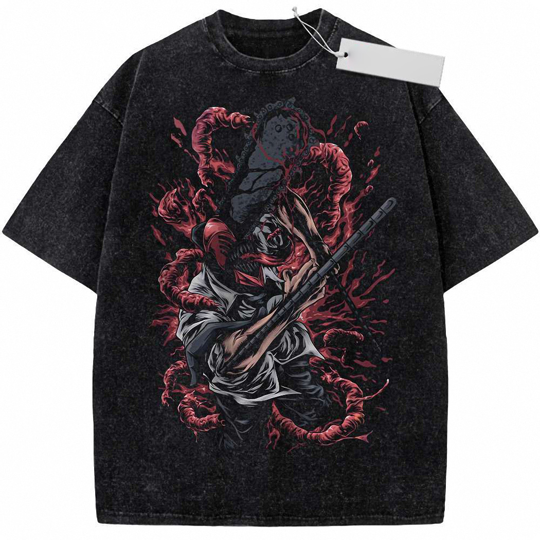 Denji - Chainsaw Devil Shirt, Chainsaw Man Shirt, Anime Shirt, Vintage T-Shirt 6