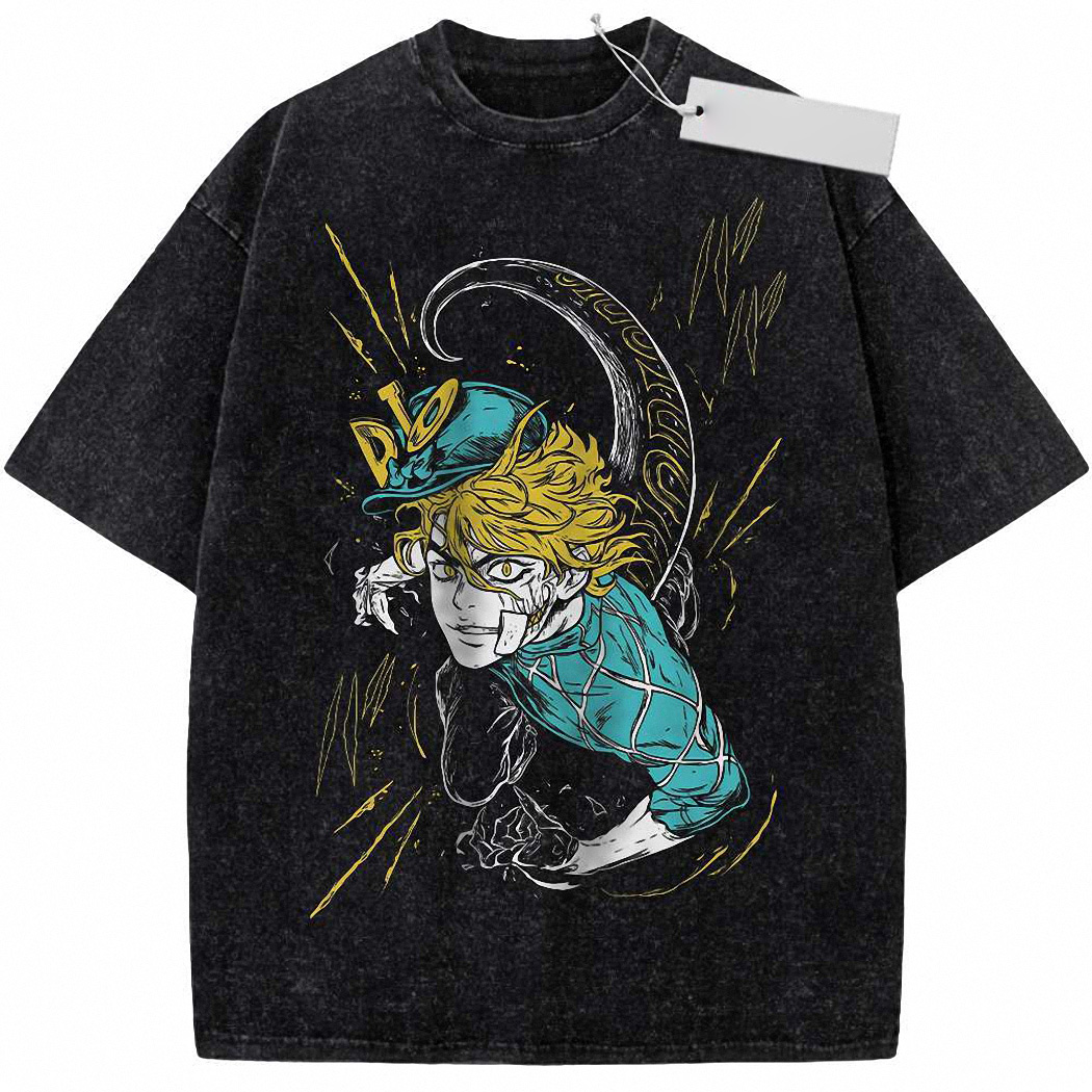 Dio Brando Shirt, JoJo's Bizarre Adventure Shirt, Anime Shirt, Vintage T-Shirt 2