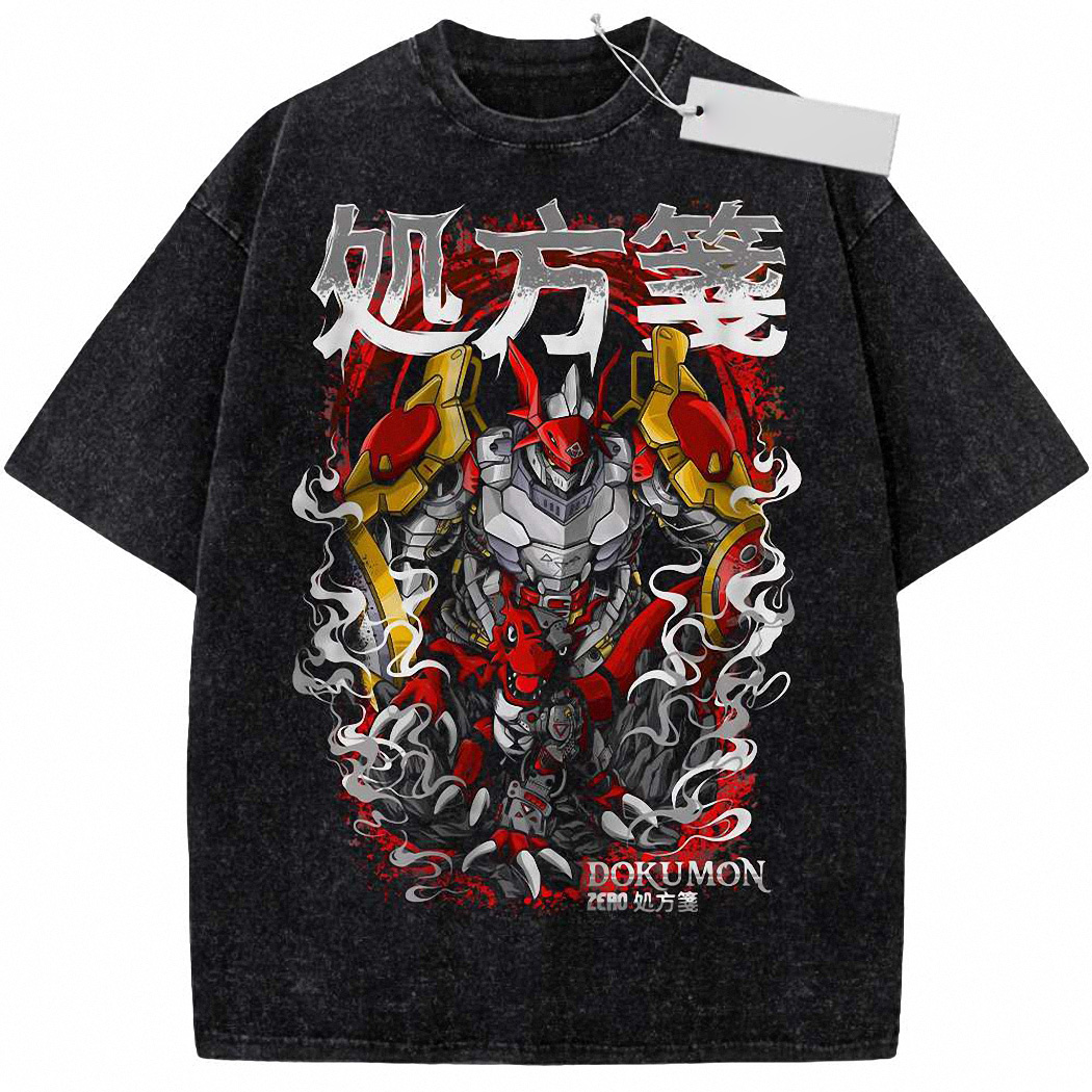 Dokumon Shirt, Digimon Shirt, Anime Shirt, Vintage T-Shirt 1