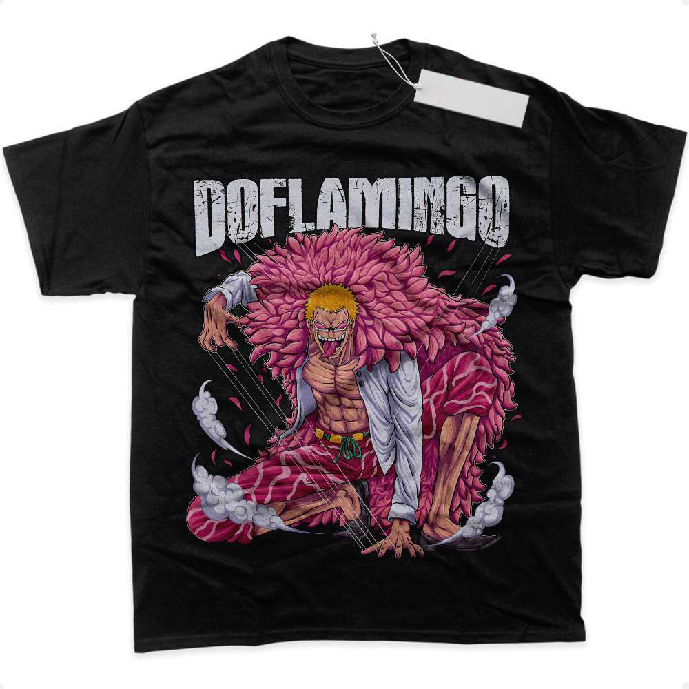 Donquixote Doflamingo Shirt, One Piece Shirt, Anime Shirt, Graphic T-Shirt