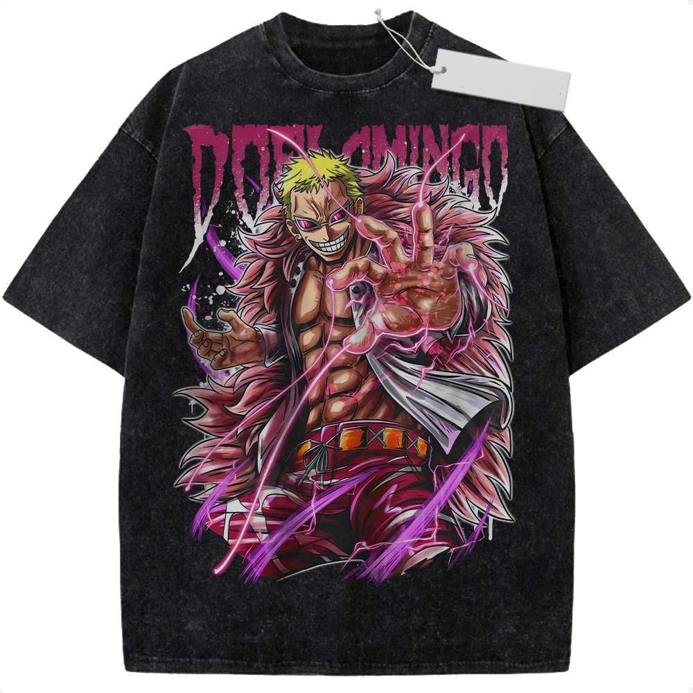 Donquixote Doflamingo Shirt, One Piece Shirt, Anime Vintage T-Shirt