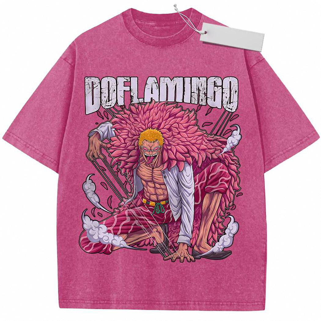 Donquixote Doflamingo Shirt, One Piece Shirt, Anime Shirt, Vintage T-Shirt 5