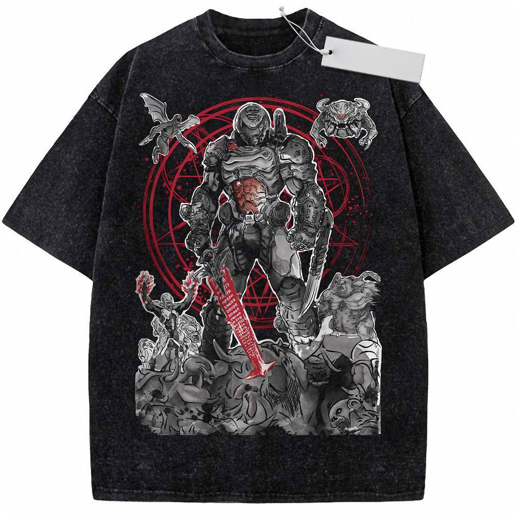 DOOM Eternal Shirt, Game Shirt, Vintage T-Shirt 6