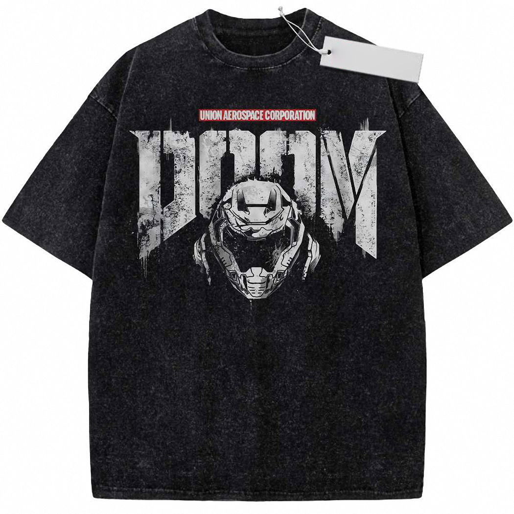 Doomguy Shirt, Doom Shirt, Game Shirt, Vintage T-Shirt 6