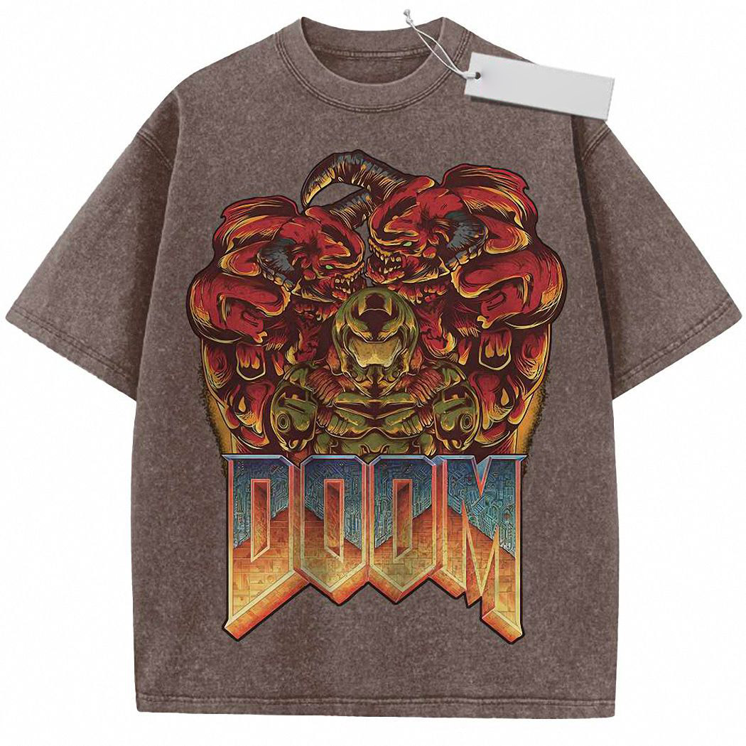 Doomguy Shirt, Doom Shirt, Game Shirt, Vintage Tee 5