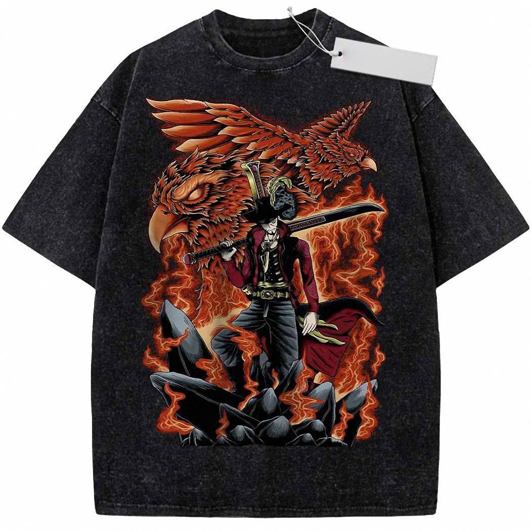Dracule Mihawk Shirt, One Piece Shirt, Anime Shirt, Vintage T-Shirt 4