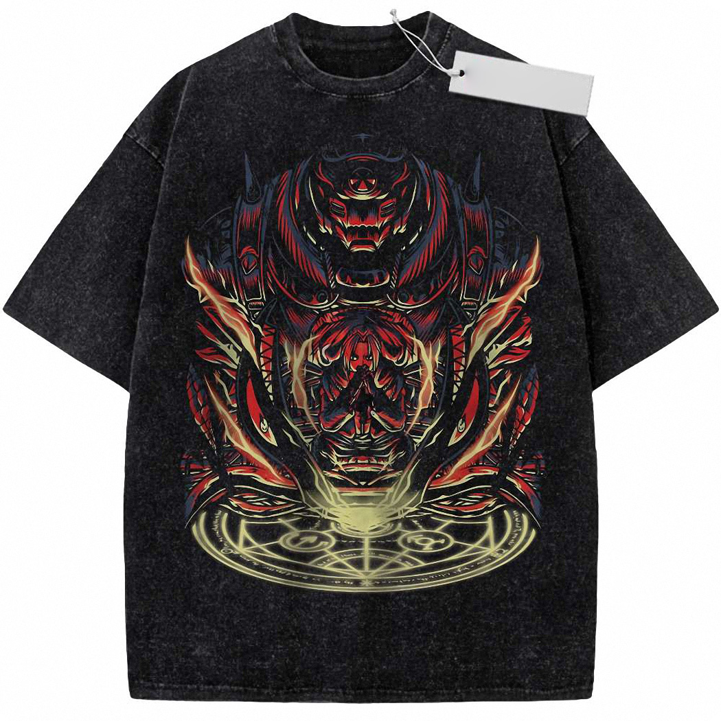 Edward Elric Shirt, Alphonse Elric Shirt, Fullmetal Alchemist Shirt, Anime Shirt, Vintage Tee 7