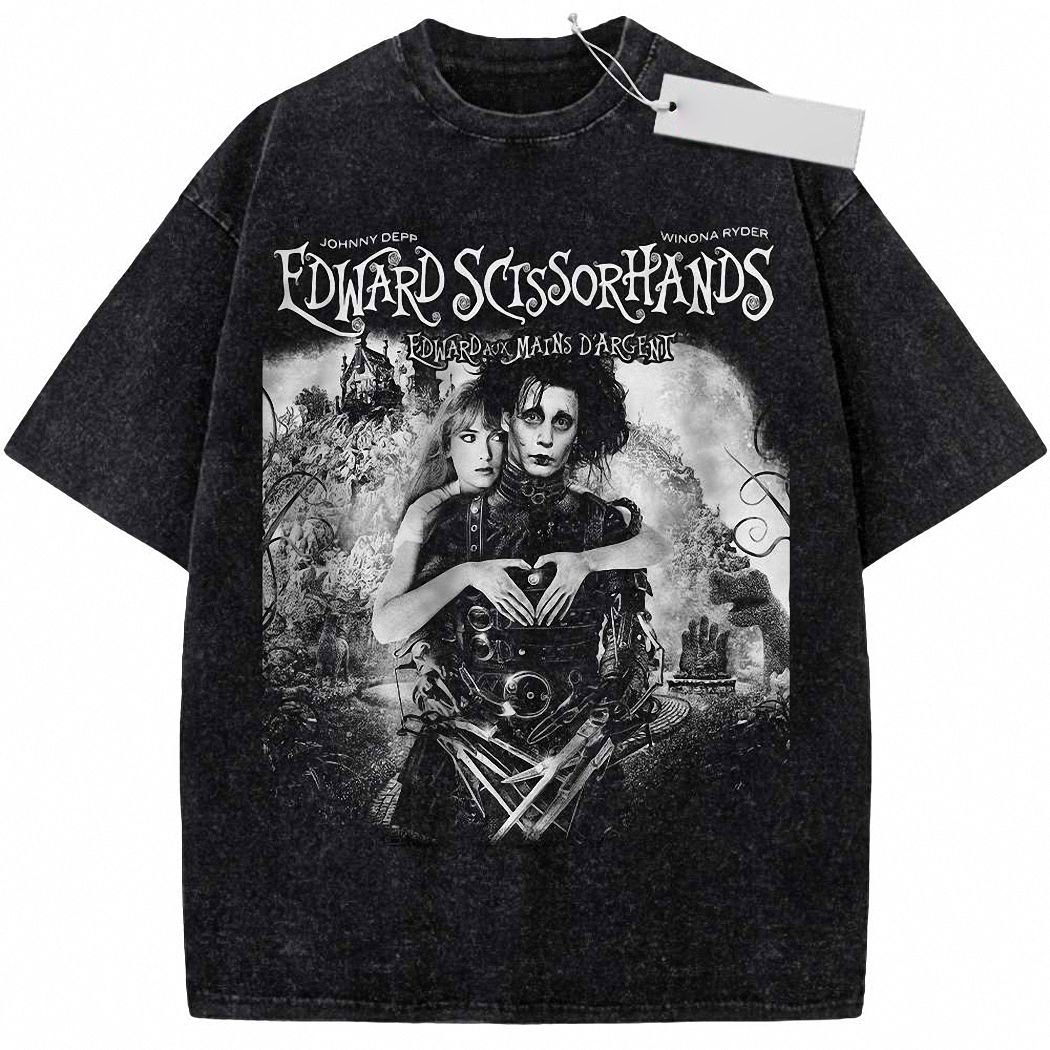 Edward Scissorhands Shirt, Movie Shirt, Vintage Tee 5