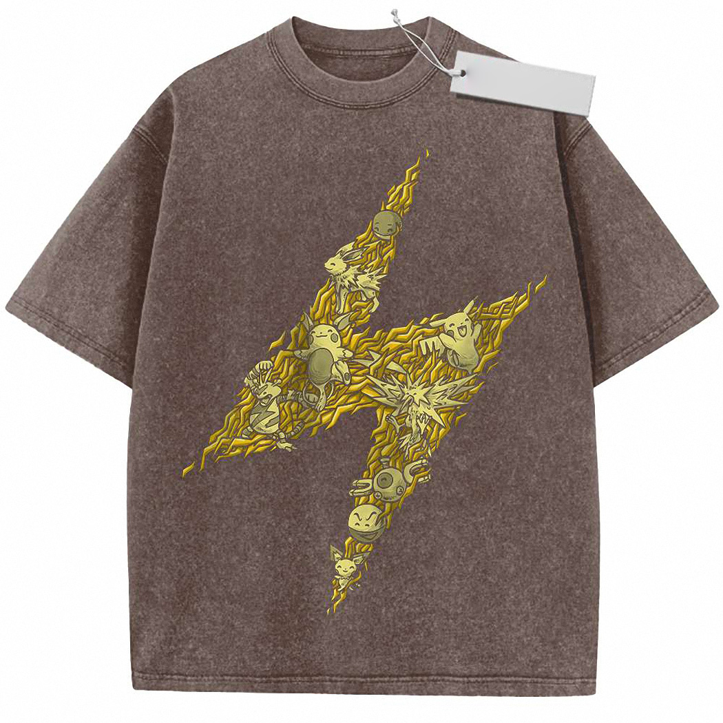 Electric-Type Shirt, Anime Shirt, Vintage Tee 1