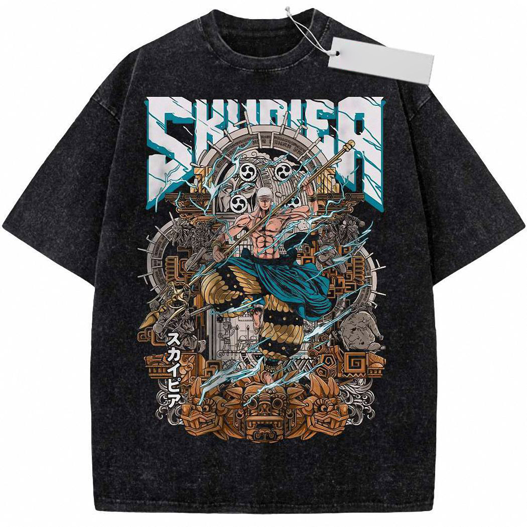 Enel Shirt, One Piece Shirt, Anime Shirt, Vintage T-Shirt 4