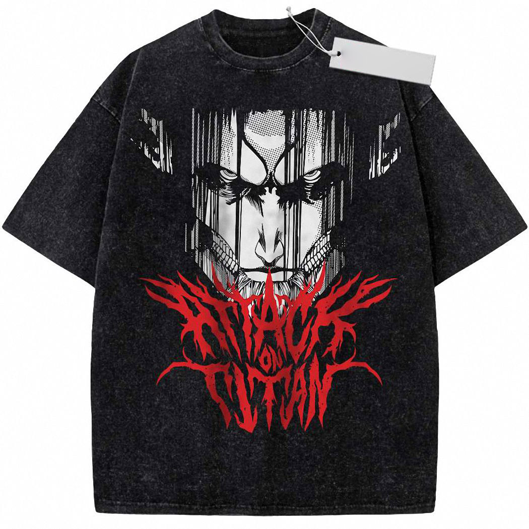 Eren Yeager Shirt, Attack On Titan Shirt, AOT Shirt, Anime Shirt, Vintage T-Shirt 1