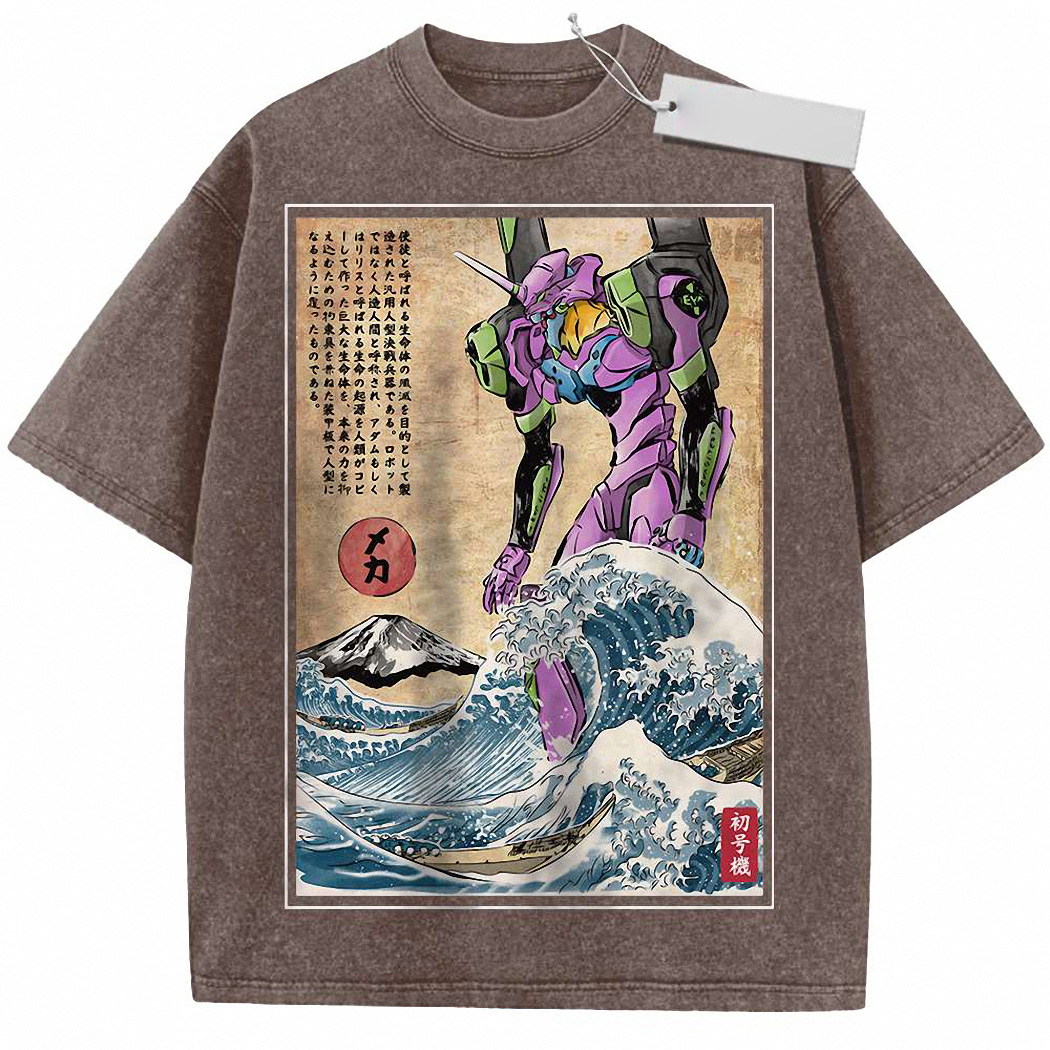 EVA-02 Shirt, Neon Genesis Evangelion Shirt, Anime Shirt, Vintage T-Shirt 7