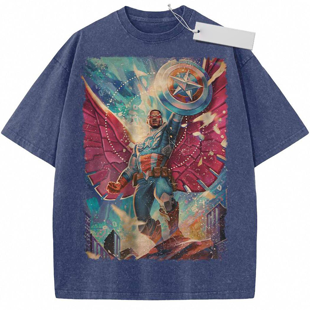 Falcon Shirt, Marvel Comics Shirt, Vintage Tee 7