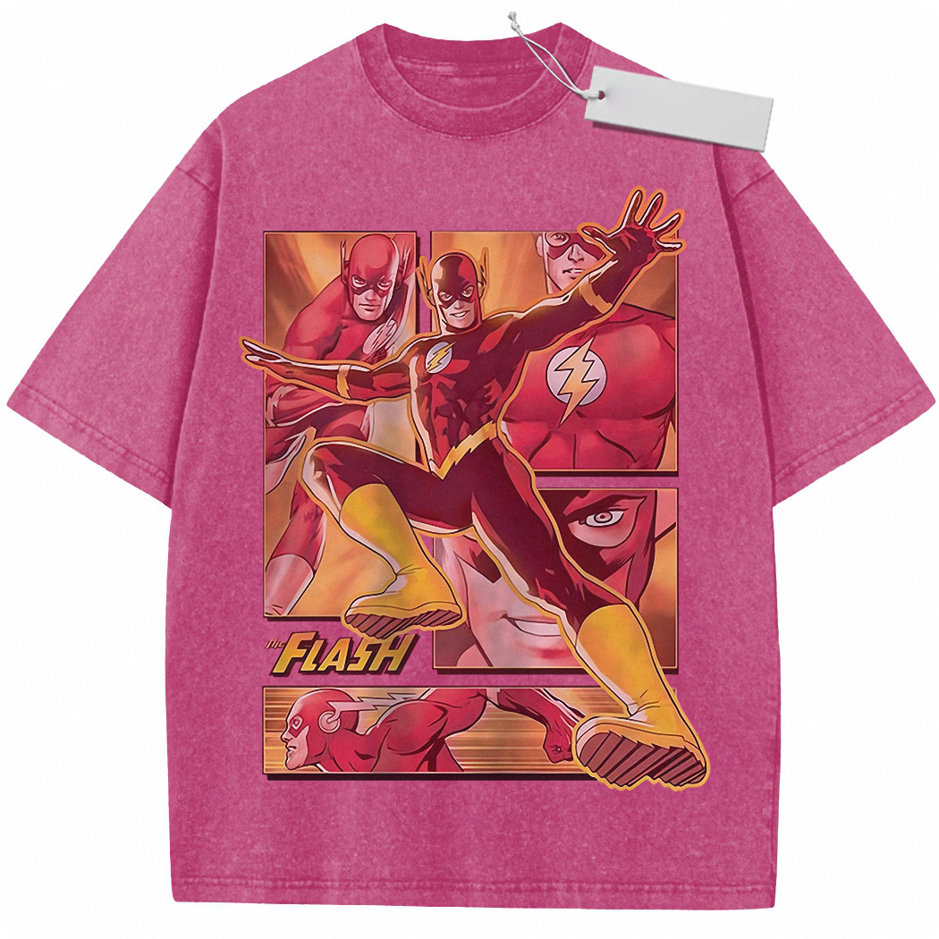 Flash Shirt, DC Comics, Vintage T-Shirt 4