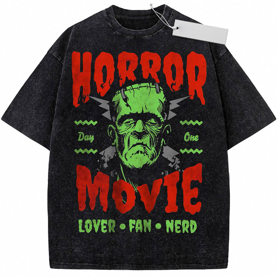 Frankenstein Shirt, Horror Movie Shirt, Halloween Shirt, Vintage Tee 1