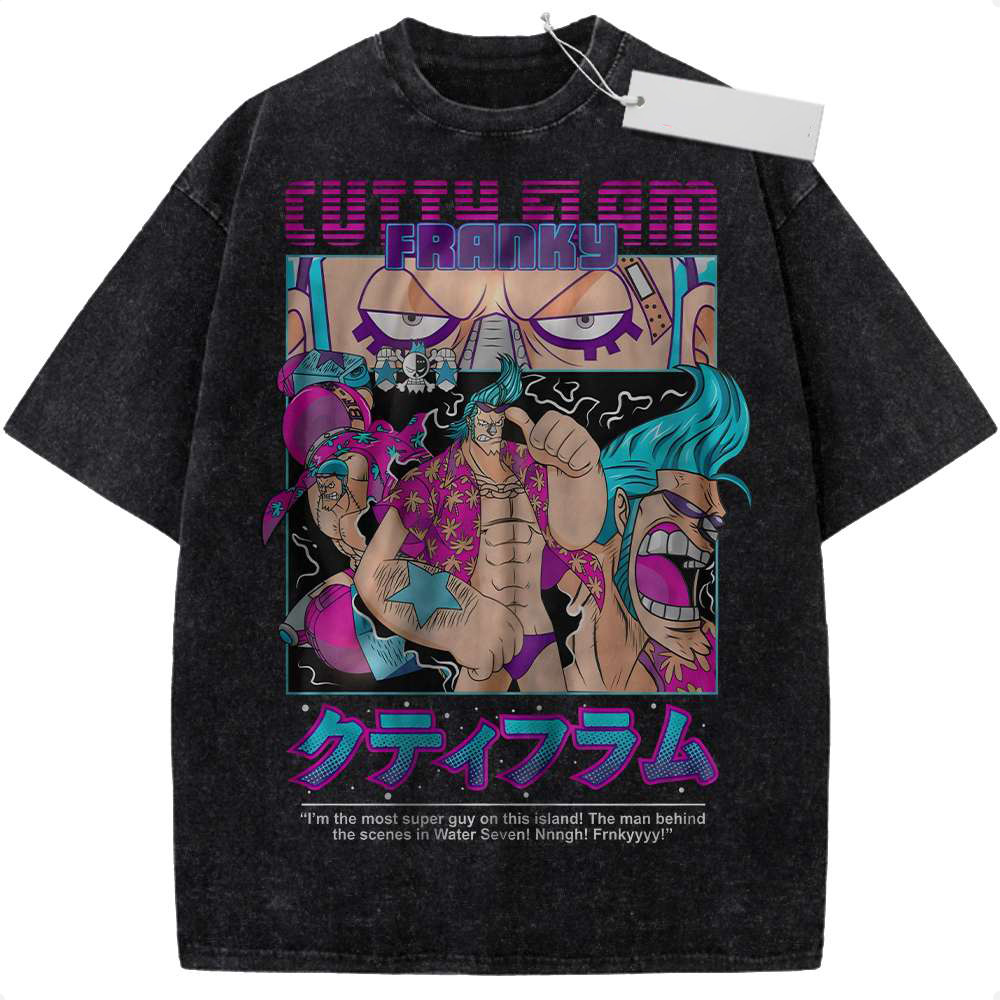Franky Shirt, One Piece Shirt, Anime Shirt, Vintage T-Shirt