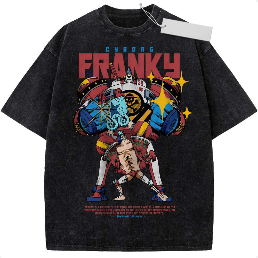 Franky Shirt, One Piece Shirt, Anime Shirt, Vintage T-Shirt