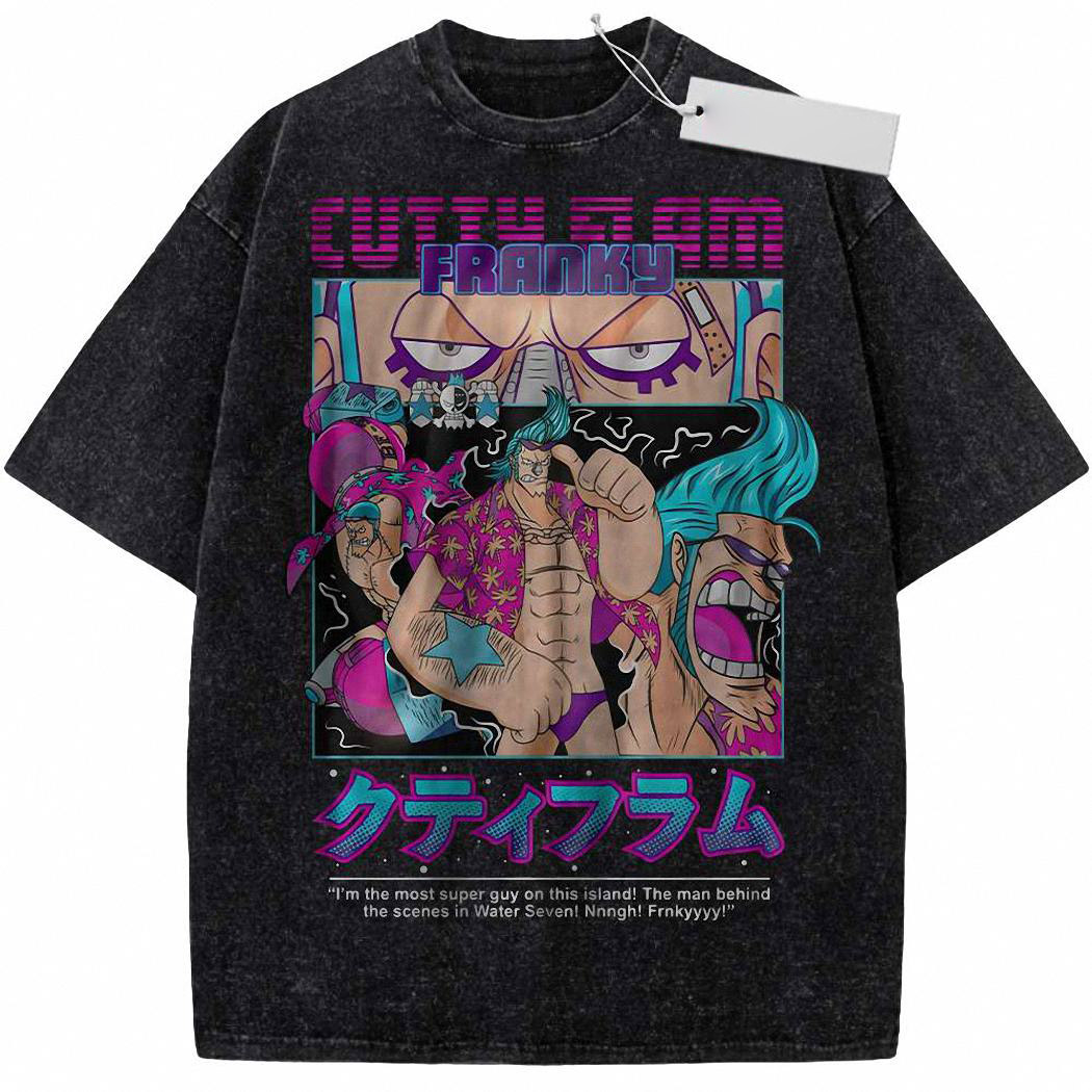 Franky Shirt, One Piece Shirt, Anime Shirt, Vintage T-Shirt 1