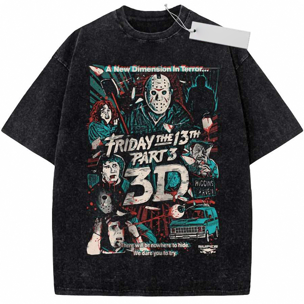 Friday the 13th Shirt, Halloween Shirt, Horror Shirt, Vintage T-Shirt