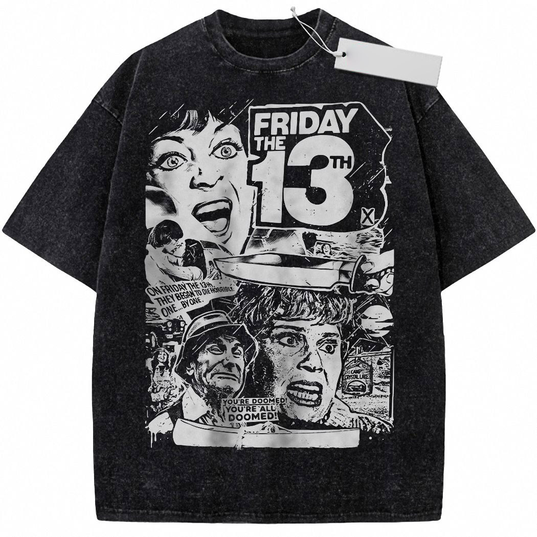 Friday the 13th Shirt, Horror Movie Shirt, Halloween Shirt, Vintage T-Shirt 6