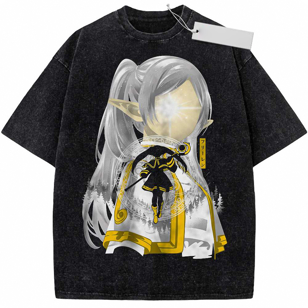 Frieren Beyond Journey's End Shirt, Anime Shirt, Vintage T-Shirt 3