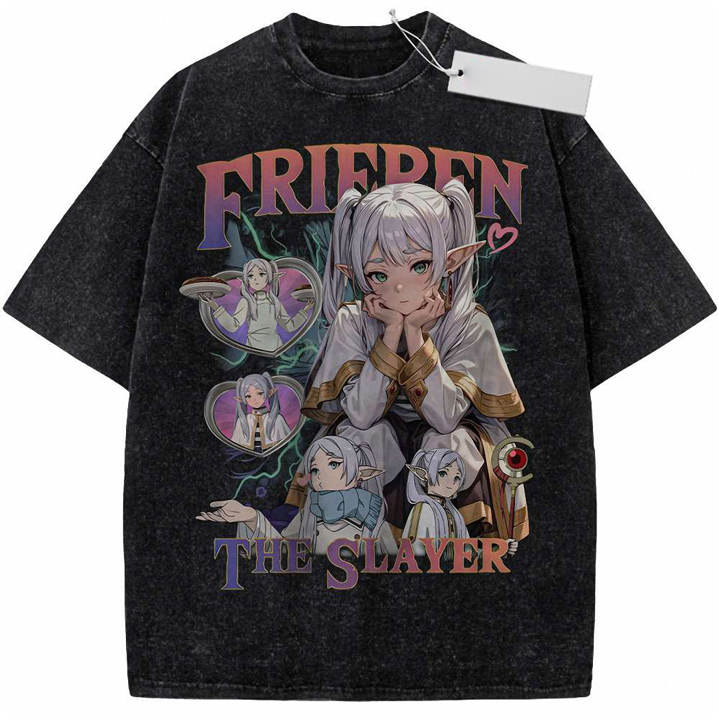 Frieren Beyond Journey's End Shirt, Anime Shirt, Vintage Tee 8