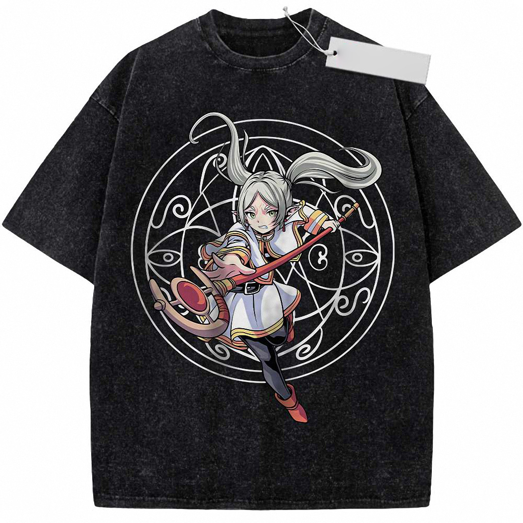 Frieren Beyond Journey's End Shirt, Anime Shirt, Vintage Tee 5