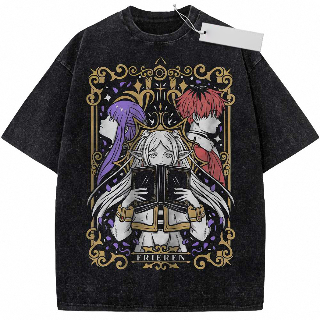 Frieren Beyond Journey's End Shirt, Anime Shirt, Vintage Tee 3