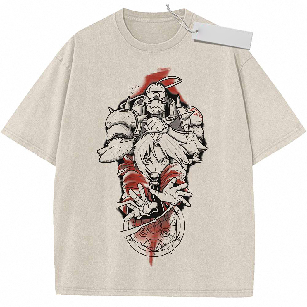 Fullmetal Alchemist Shirt, Anime Shirt, Vintage T-Shirt 4