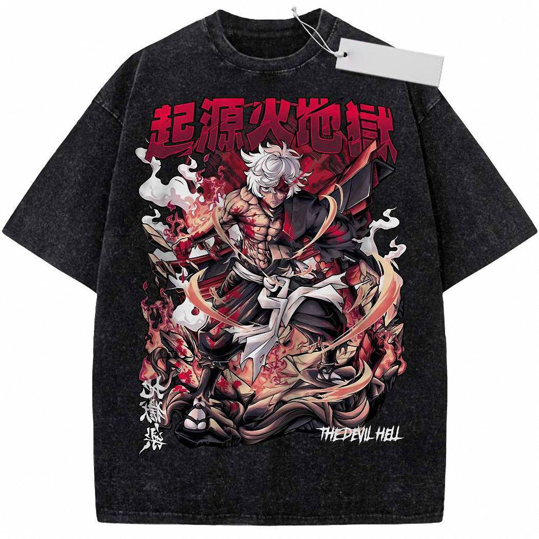 Gabimaru Shirt, Hellâ€™s Paradise Shirt, Anime Shirt, Vintage T Shirt 931