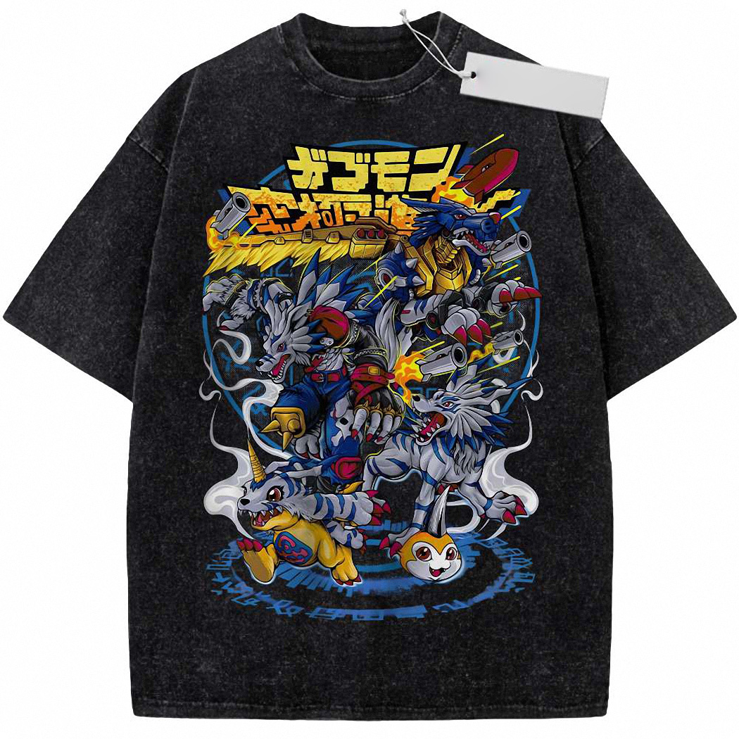 Gabumon Evolutions Shirt, Digimon Shirt, Anime Shirt, Vintage T-Shirt 7