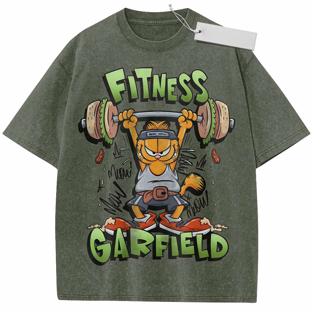 Garfield Shirt, Animated Shirt, Vintage Tee 6