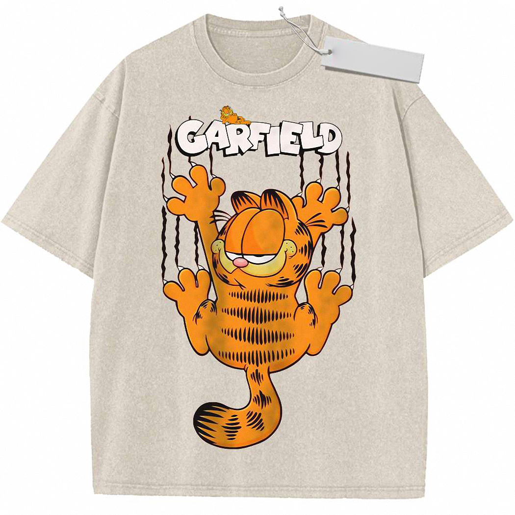 Garfield Shirt, Animated Shirt, Vintage Tee 8
