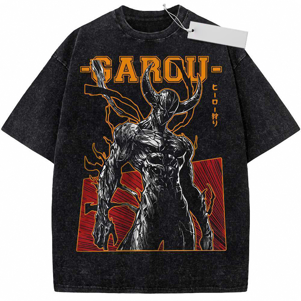 Garou Shirt, One Punch Man Shirt, Anime Shirt, Vintage Tee 5