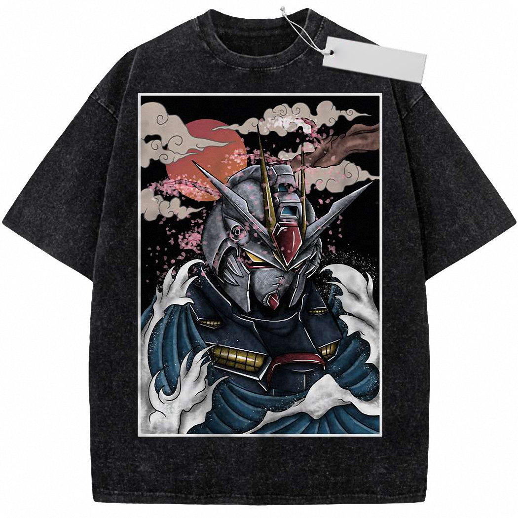 GAT-X105 Strike Gundam Shirt, Anime Shirt, Vintage T-Shirt 4