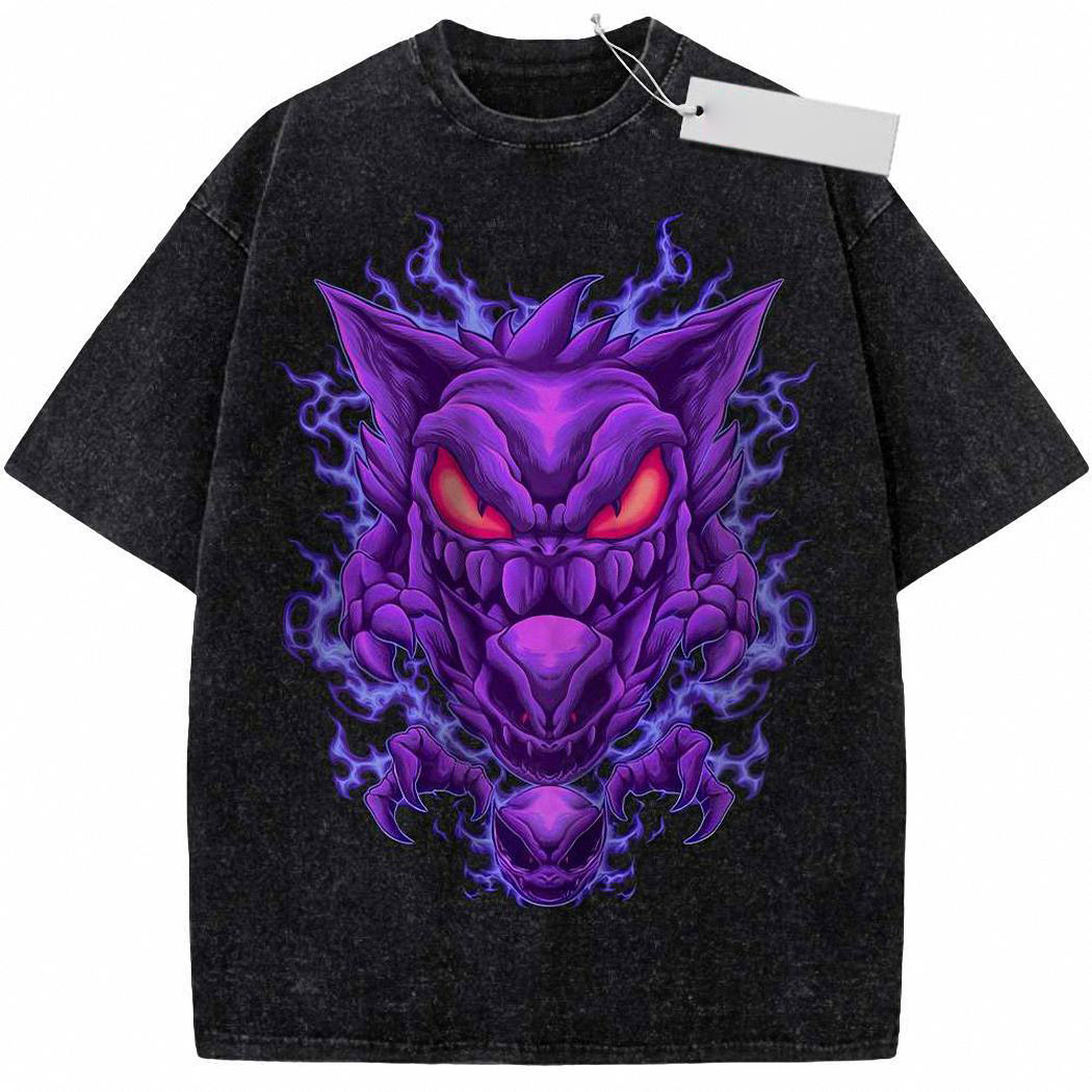 Gengar Shirt, Gatsly Shirt, Haunter Shirt, Anime Shirt, Vintage Tee 590