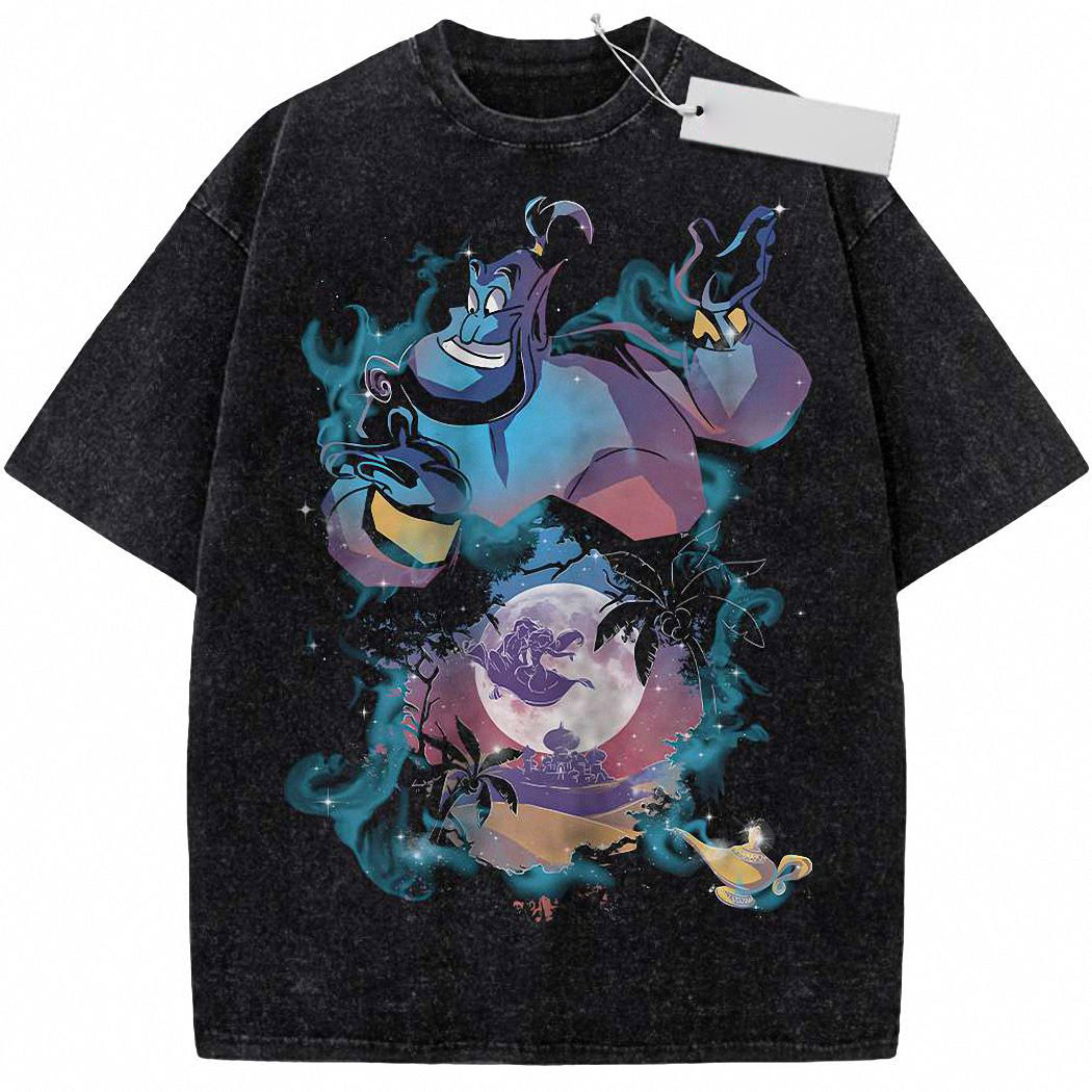 Genie Shirt, Aladdin Shirt, Disney Shirt, Animated Shirt, Vintage Tee 1