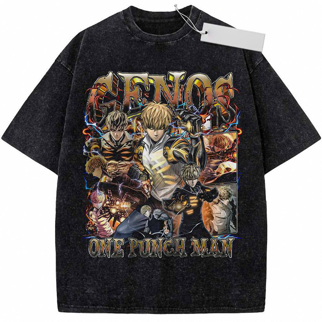 Genos Shirt, One Punch Man Shirt, Anime Shirt, Vintage T Shirt 447